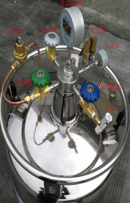 自增压液氮罐各个阀门 自增压液氮罐各个阀门